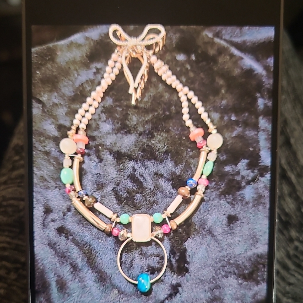 Elegant Multicolor Beaded Necklace